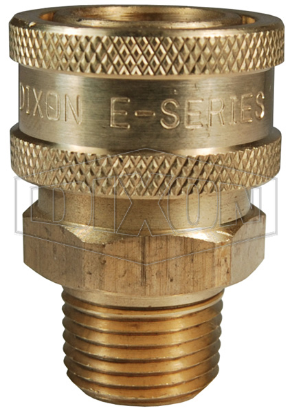DQC E-Series Straight Through Interchange Male Coupler